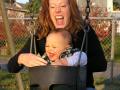Having fun with mommy!