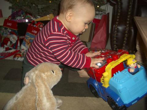 A dumptruck full of toys!