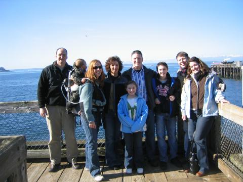 with friends john, christine, austin, mallory and josh and ang