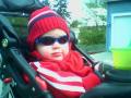 all set for a run with mommy!