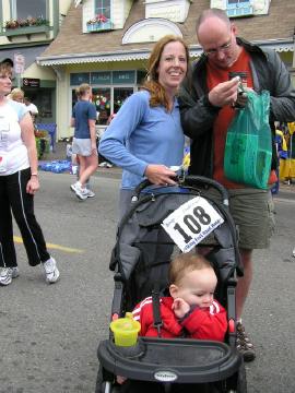 Checking out the finish line shots...