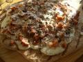 Grilled pizza as we begin to say goodbyes to friends...