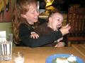 yum...flan for dessert! look at that gaping maw!