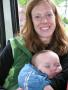 snoozing on the tour bus after seeing Butchart Gardens.