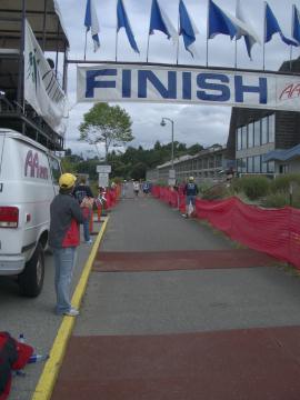 Yeah!!!!  So happy to see the finish banner!