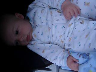 Movie of Sammy at the finish, waiting for mommy