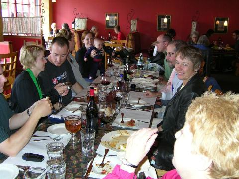 Great time at Bella Italia afterwards