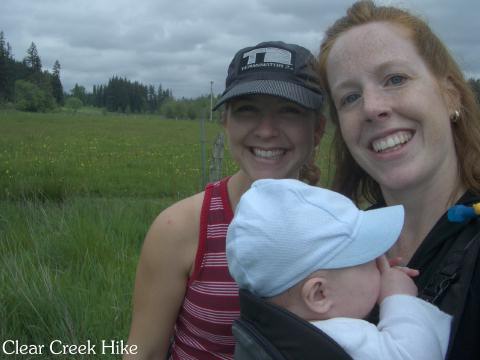 Hiking with Mom and Molly!