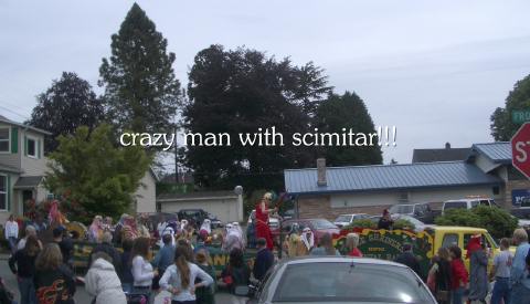 the Viking Fest parade