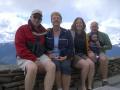 Pop Pop, Grammie and us at Hurricane Ridge