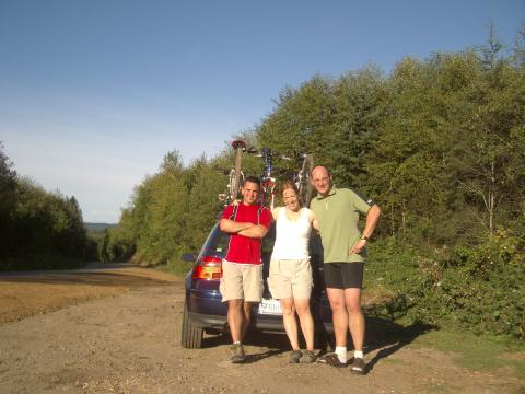 Mtn biking with Dan!
