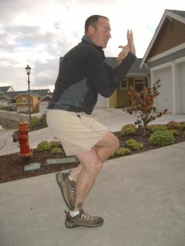 Some pre-mtn biking yoga moves...