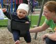 Sam swinging