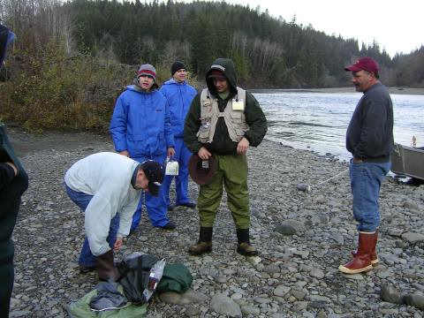 Did you see that bear footprint??? And hear the screams?