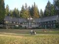 The Lodge at sunset.