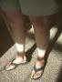 messy legs after mtn biking!  yeah!